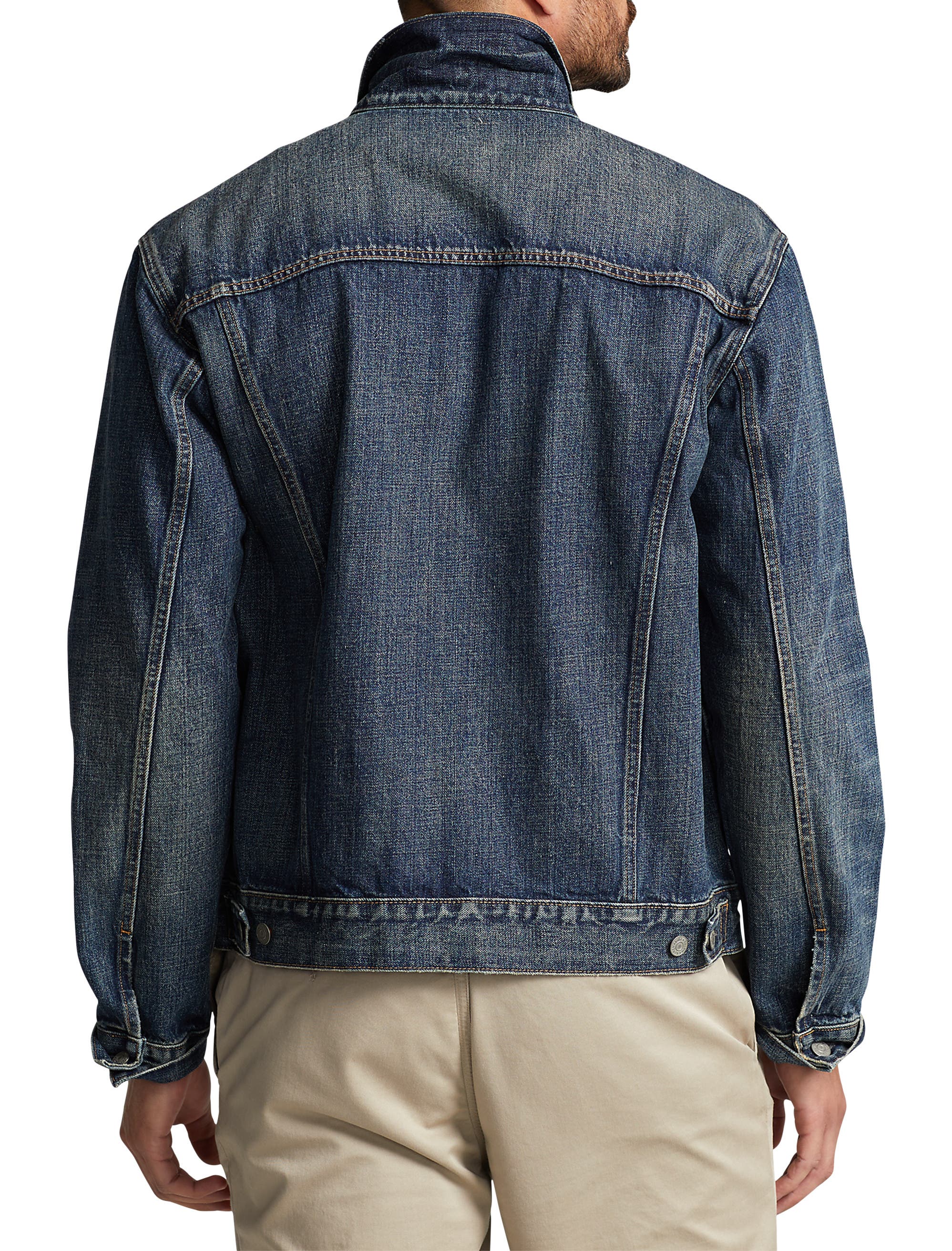 Big & Tall Denim Icon Trucker Jacket - image 2