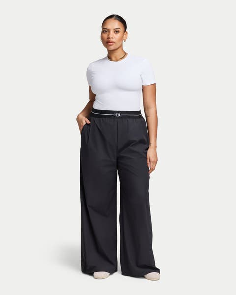 Everyday Mid Rise Wide Leg Trouser
