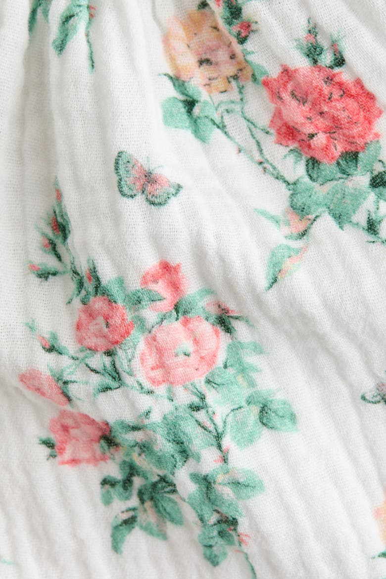 2-piece Printed Floral Set, Alternate, color, White/floral