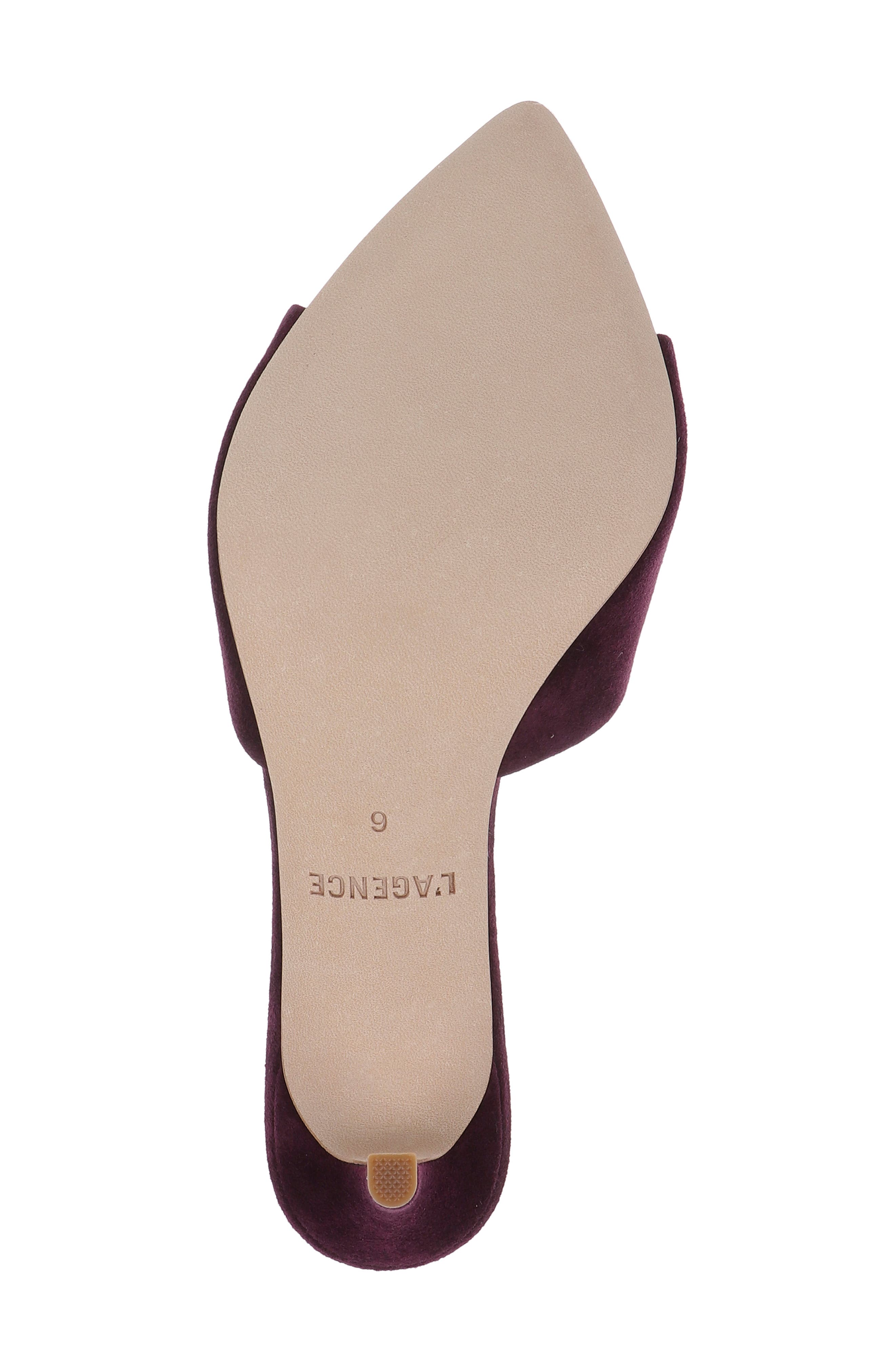 L'AGENCE Lolita VIII Mule, Alternate, color, Burgundy Suede