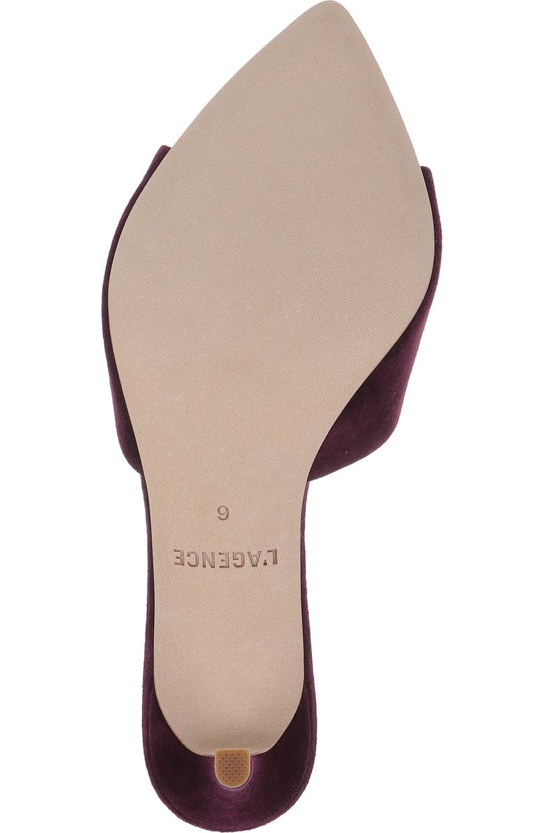 L'AGENCE Lolita VIII Mule, Alternate, color, Burgundy Suede