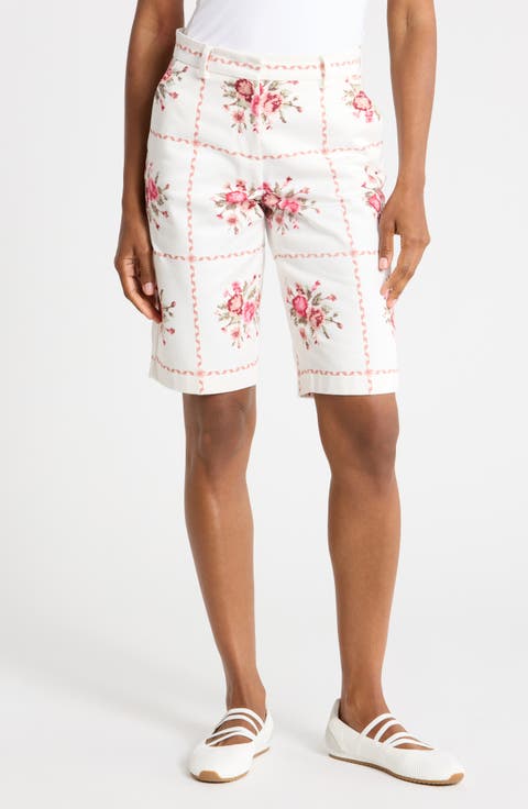 Floral Bermuda Shorts