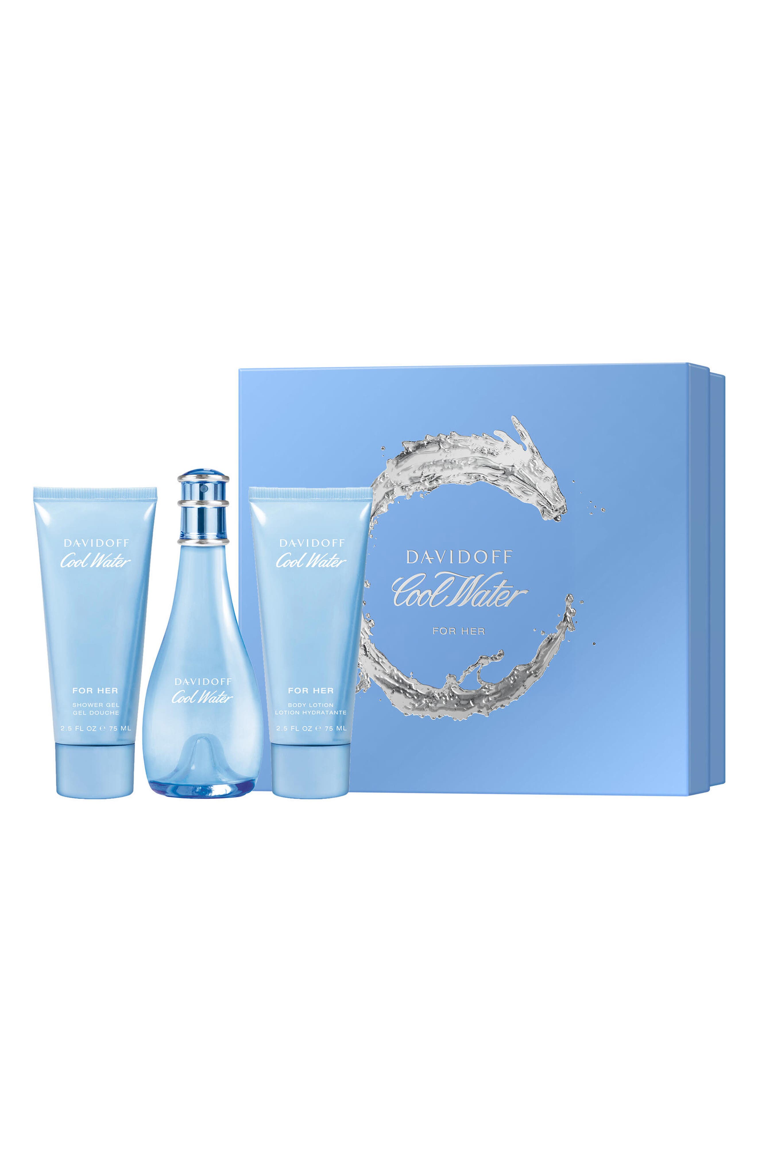 Cool Water for Her 3-Piece Eau de Toilette Set