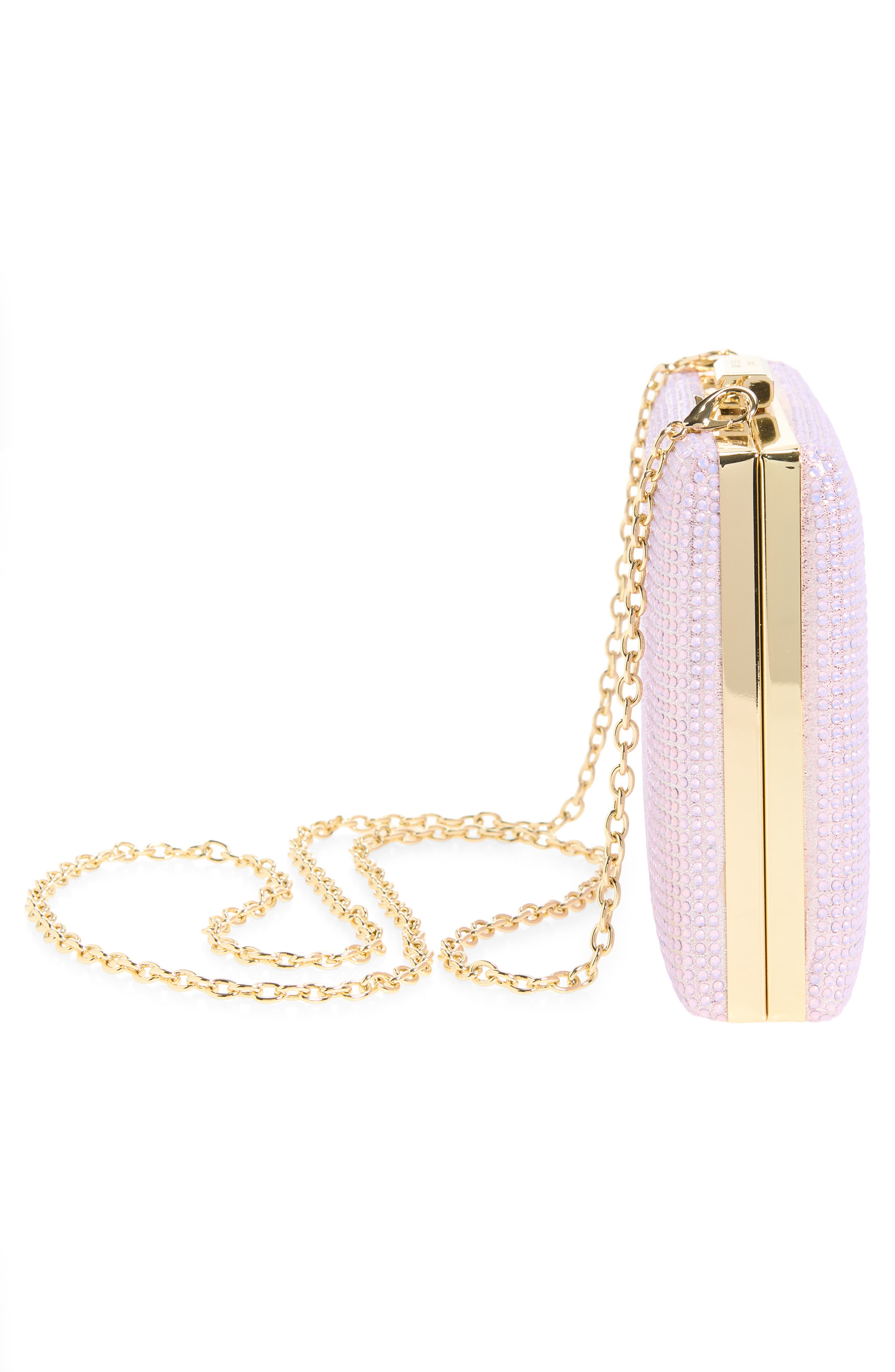 KG Kurt Geiger Box Clutch, Alternate, color, Light/ Pastel Purple