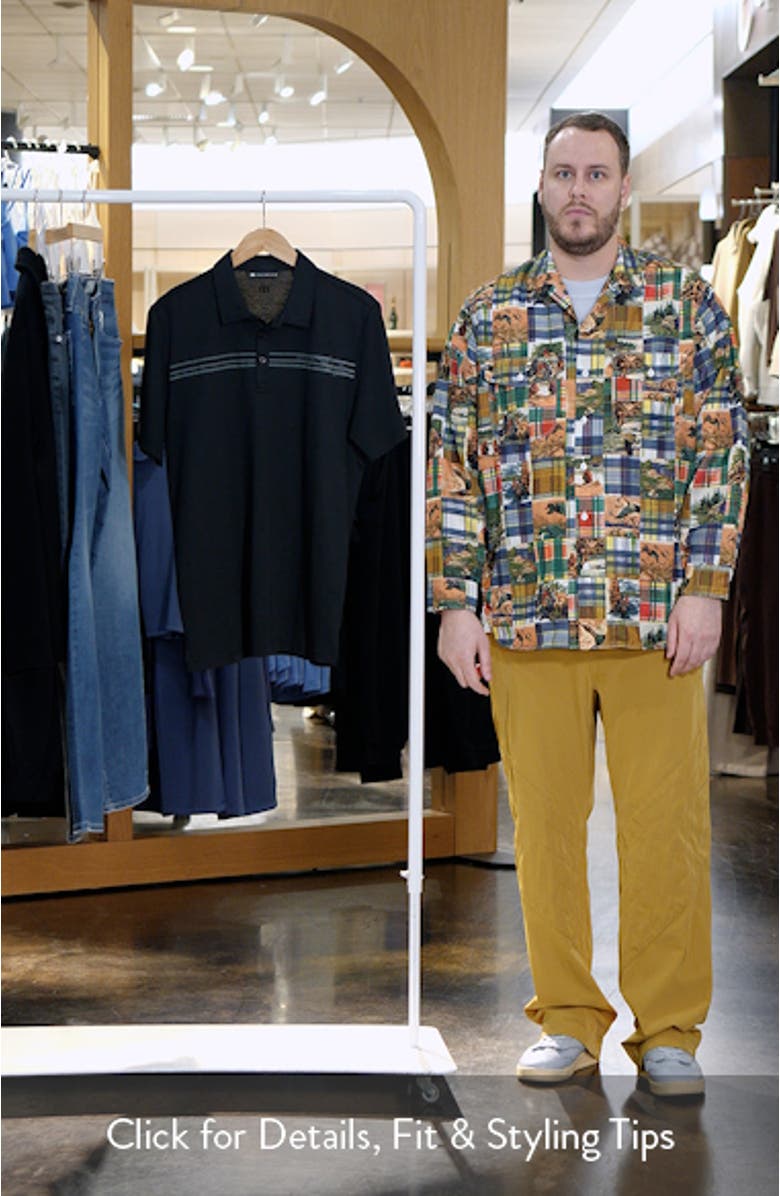 Harbor Patrol Stripe Piqué Polo, sales video thumbnail