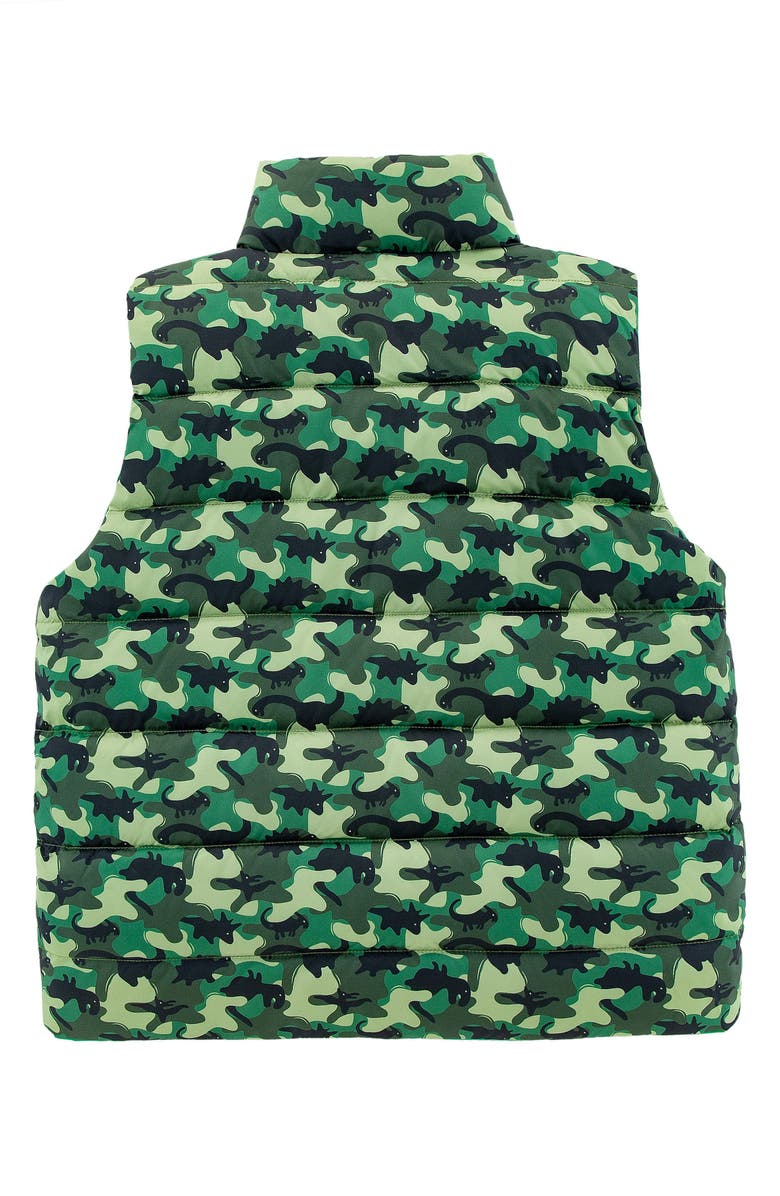CALONIE Kids' Casey Reversible Down Puffer Vest, Alternate, color, Green