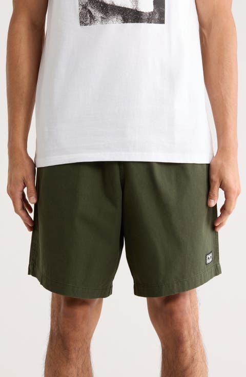 Men's Easy Relaxed Cotton Twill Shorts
