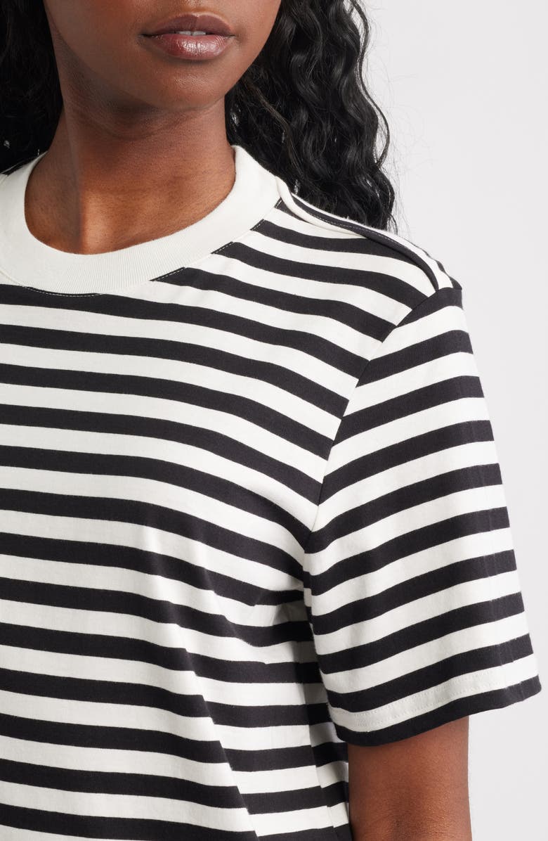 & Other Stories Stripe Organic Cotton T-Shirt, Alternate, color,
