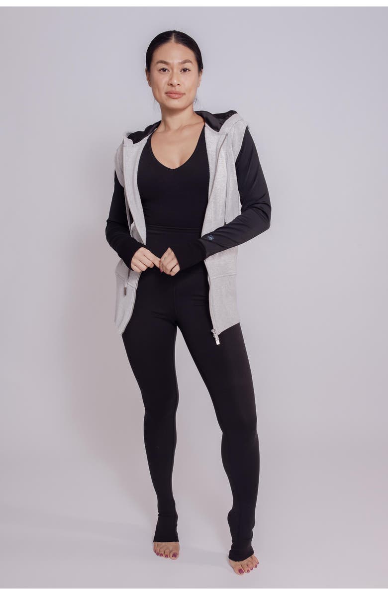 LAS Loungewear Com-pressi-on Me Jet Lag Legging, Main, color, Black
