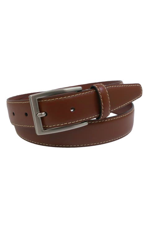 Stitched Leather Belt