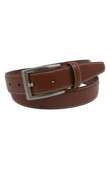 Brooks Brothers Stitched Leather Belt