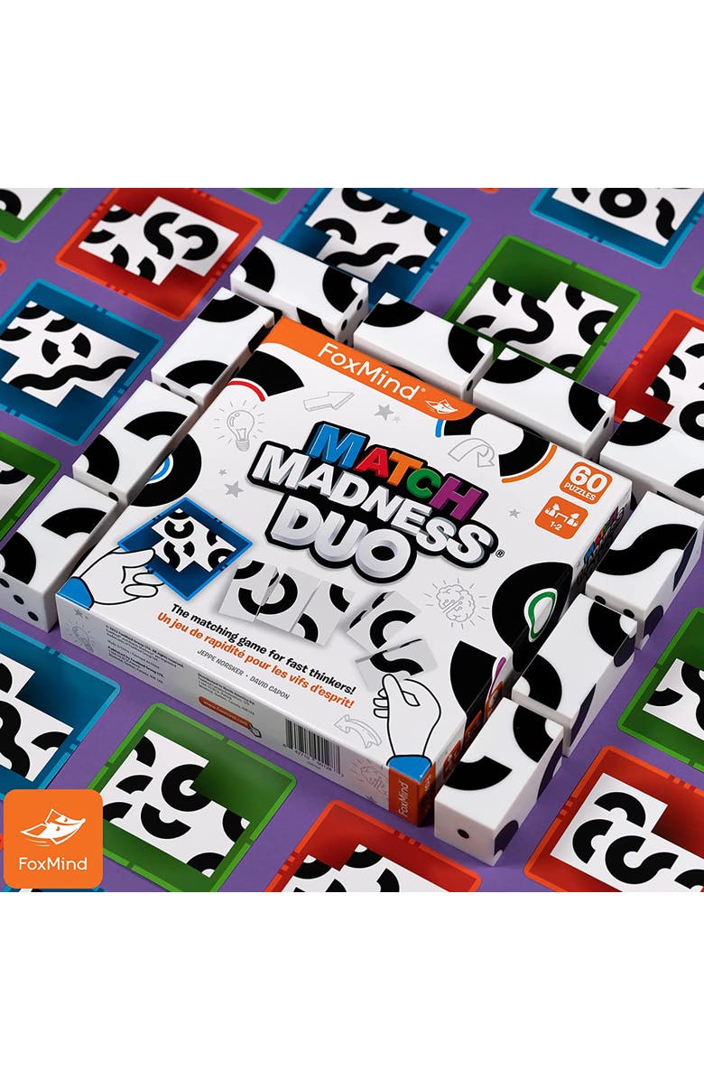FoxMind Match Madness Duo Matching Game, Ages 8+, Alternate, color,