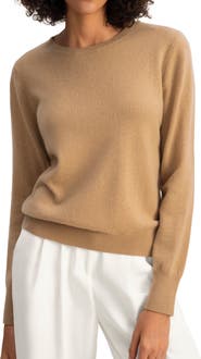 Lilysilk Women's Cashmere Super Soft Crewneck Sweater