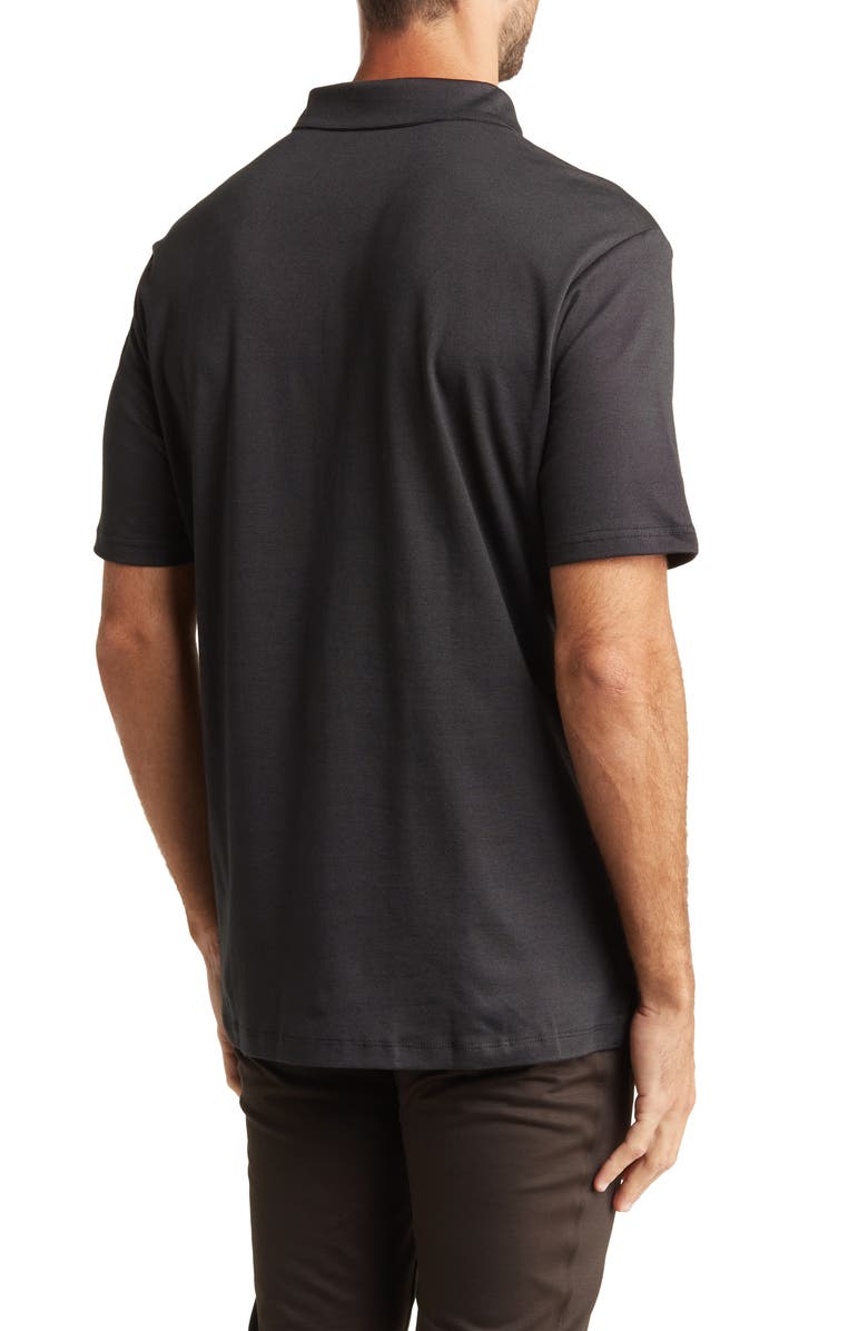 WESTZEROONE River Valley Polo, Alternate, color, Black