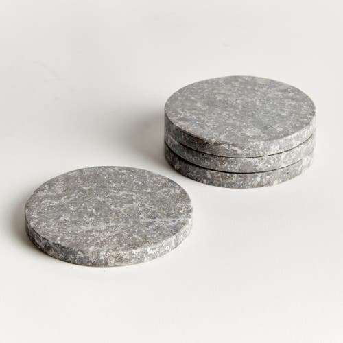 Napa Home & Garden Marcello Coasters, Set Of 4 In Gray