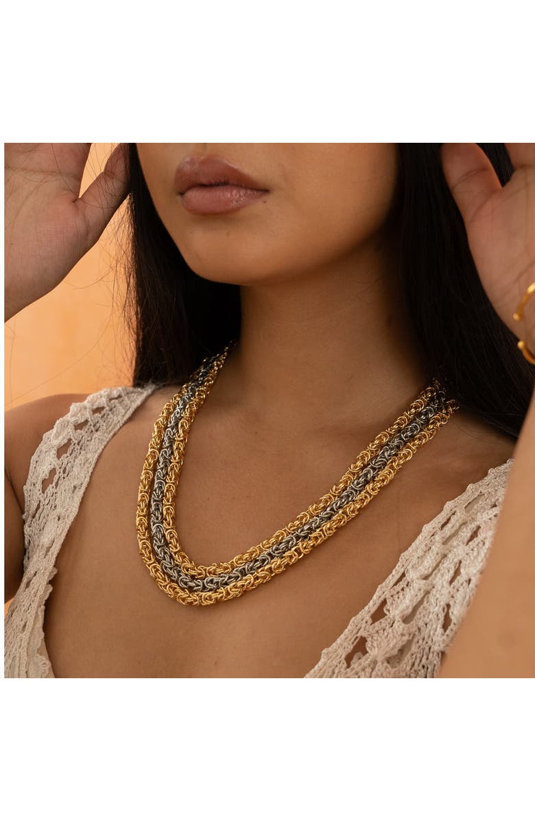 Dhwani Bansal SINNA LAYERED NECKLACE, Alternate, color, 