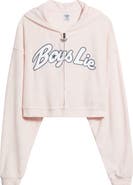 BOYS LIE Starlight Alex Crop Zip-Up Hoodie