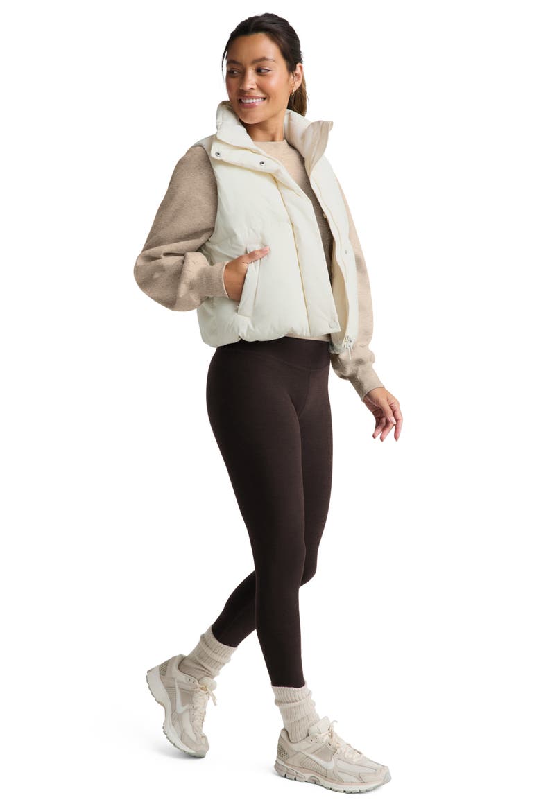 Up for It Matte Puffer Vest, Alternate, color, SEA SALT