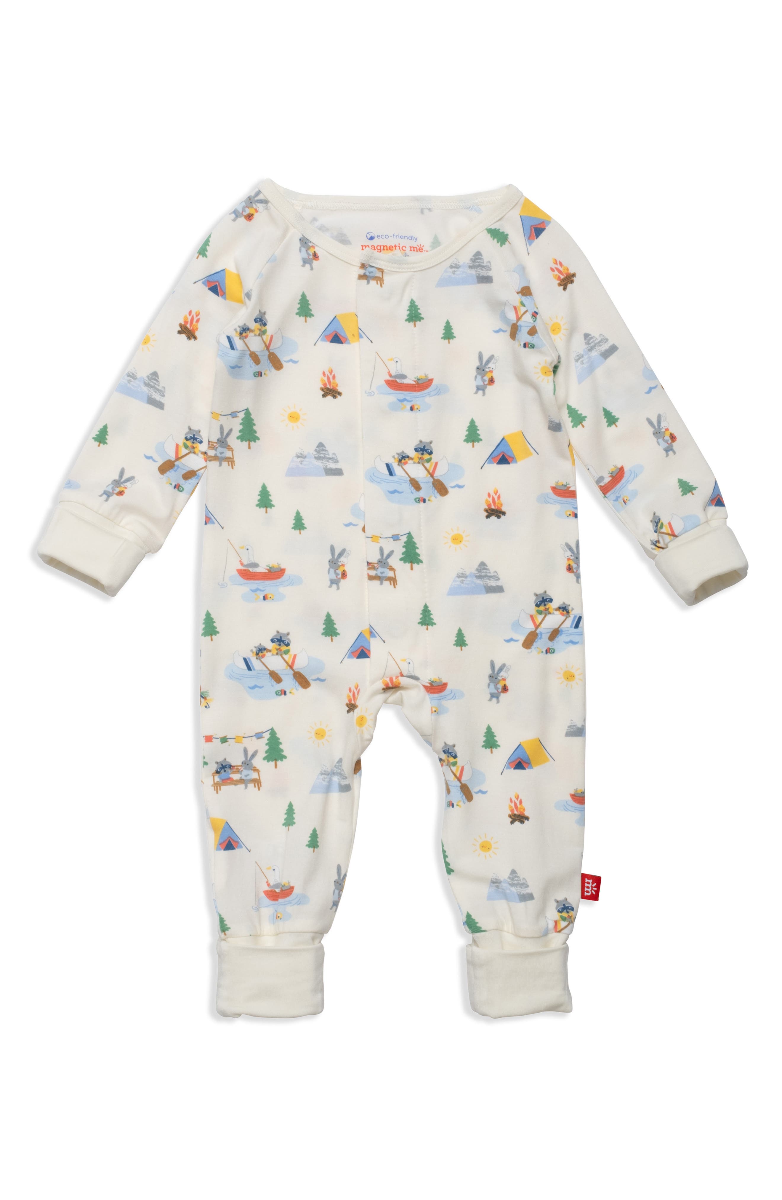 Home Run Print Cotton Footie