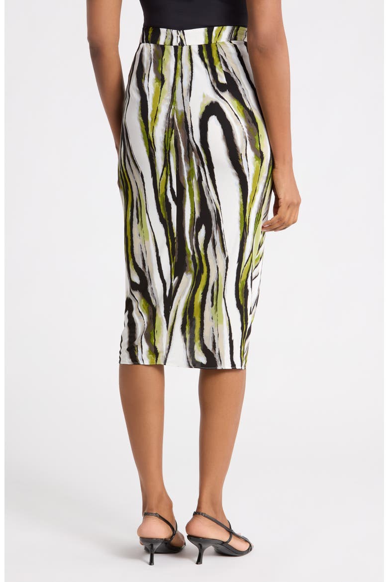 Garcel Midi Skirt, Alternate, color, ZEBRA MIST