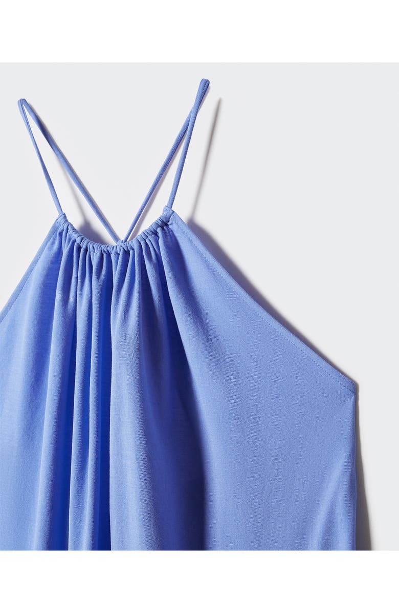 MANGO Cross Back Strap Maxi Dress, Alternate, color, 