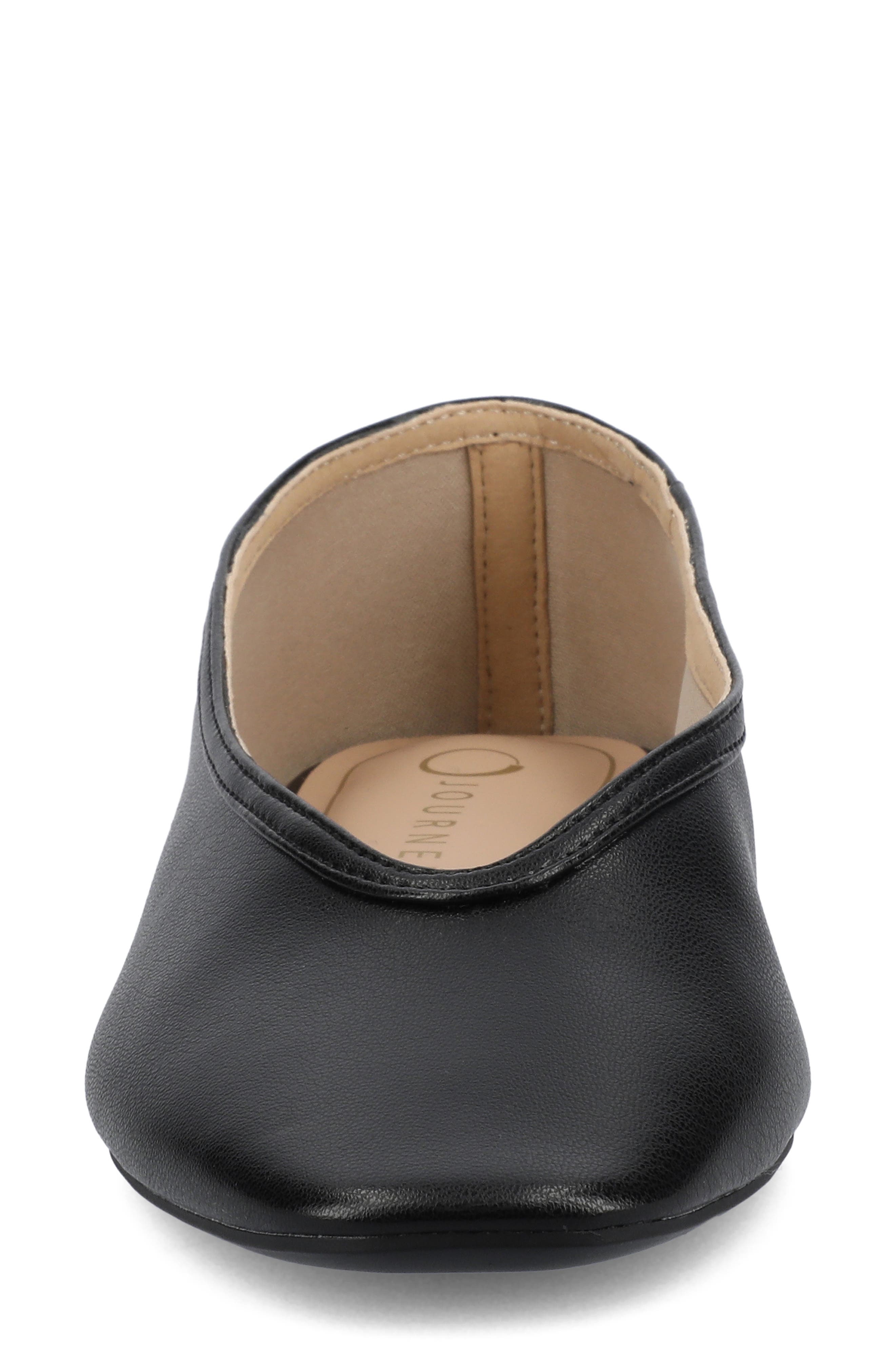 Journee Collection Fortune Flat, Alternate, color, Black