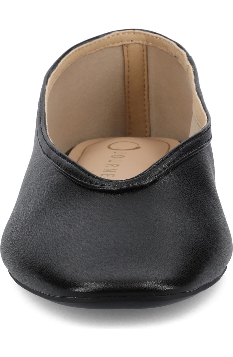 Journee Collection Fortune Flat, Alternate, color, Black