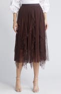 NIKKI LUND Wendy Beaded Tulle Skirt