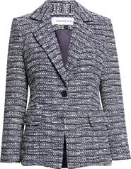 Veronica Beard Healy Tweed Dickey Jacket