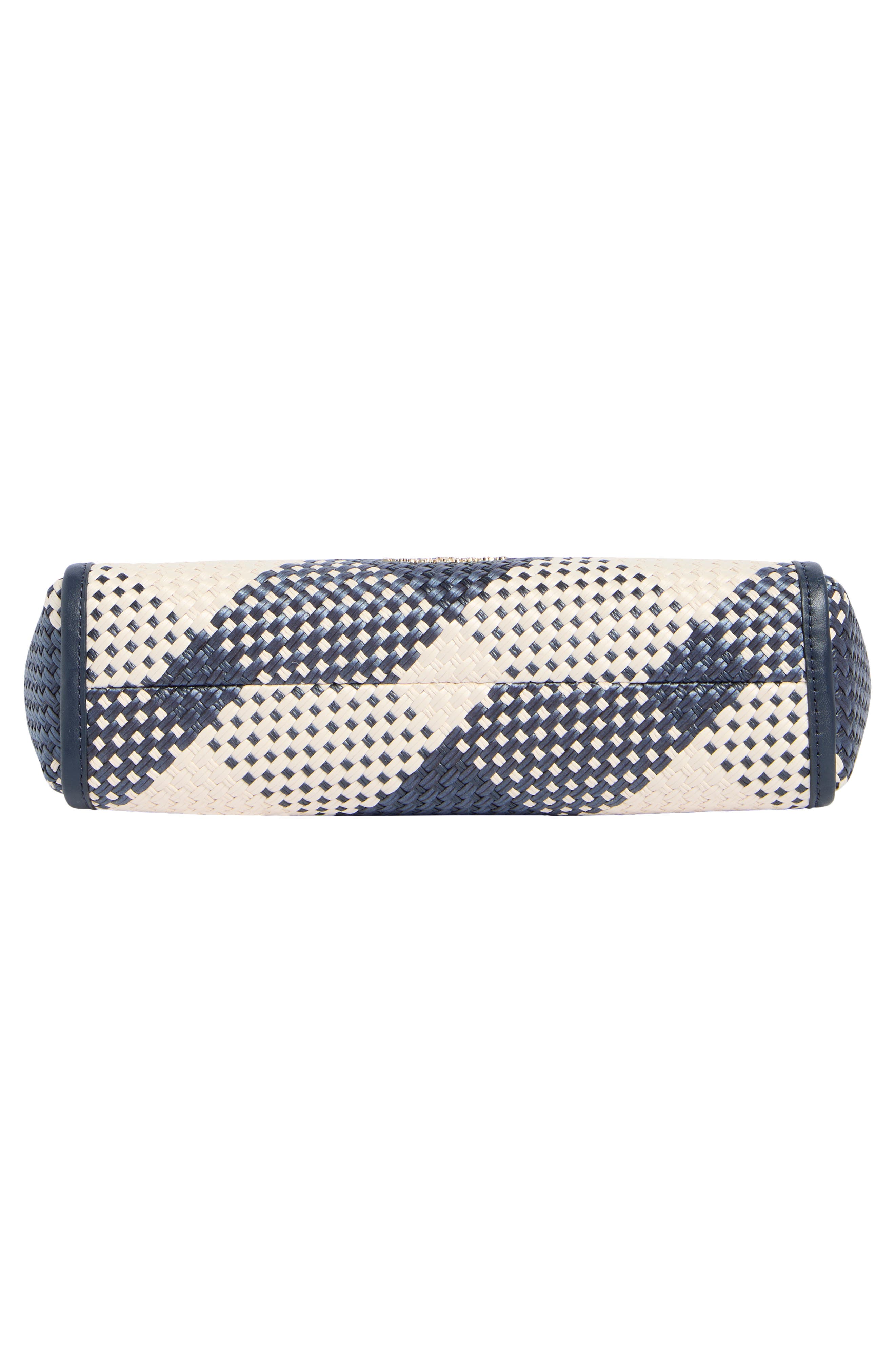 Kate Spade New York woven convertible clutch bag, Alternate, color, Blazer Blue