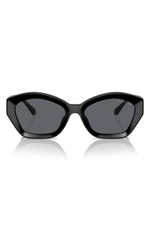 Bel Air 54mm Geometric Sunglasses