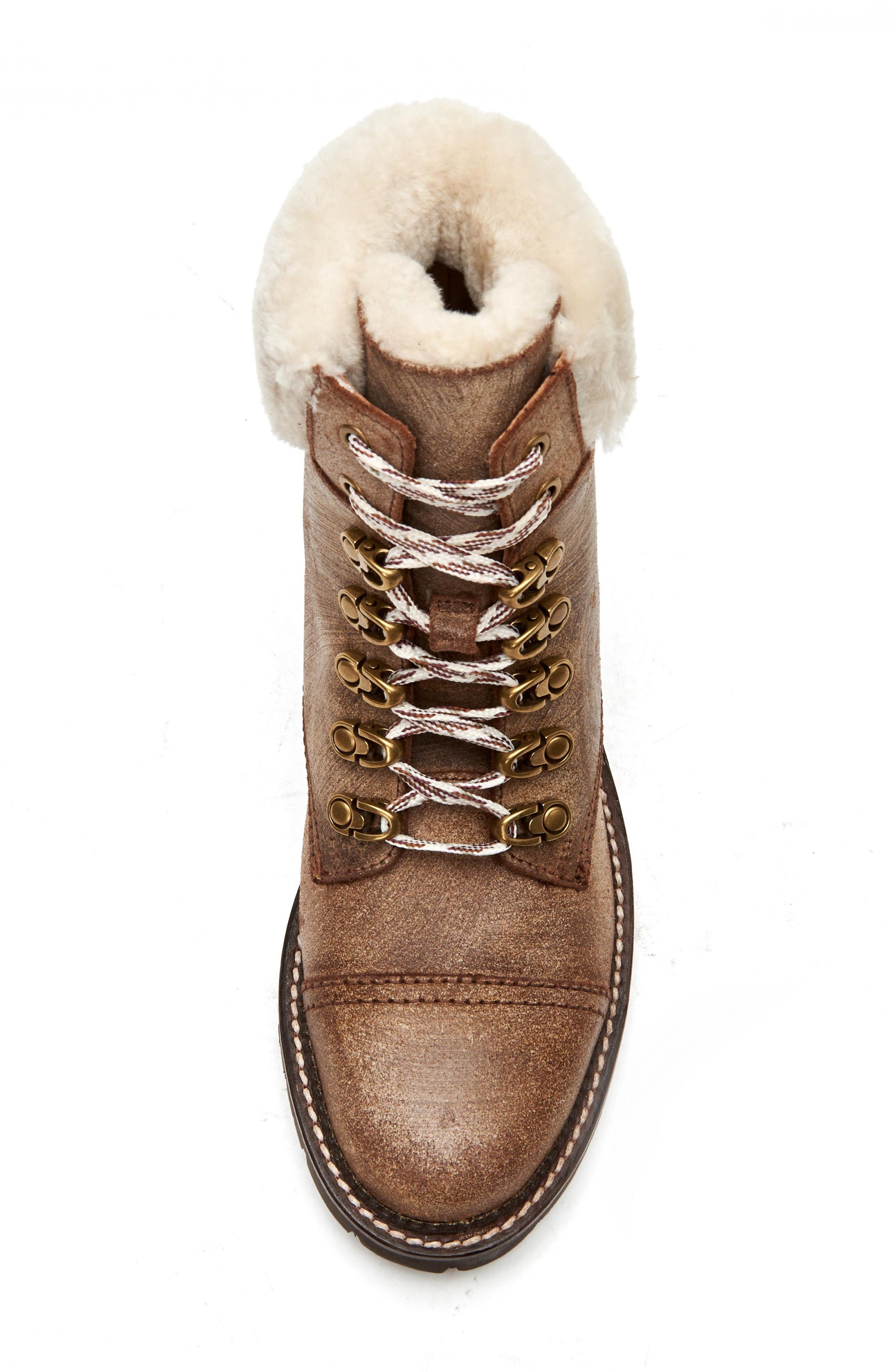 Samantha Hiker Boot, Alternate, color, CHOCOLATE LEATHER