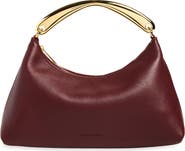 Mansur Gavriel Rhea Metal Handle Leather Handbag