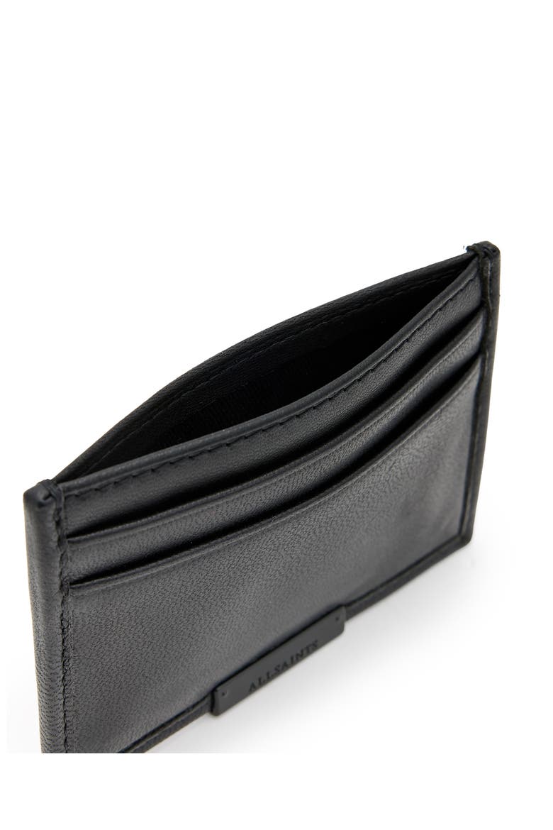 Dove Leather Cardholder, Alternate, color, BLACK