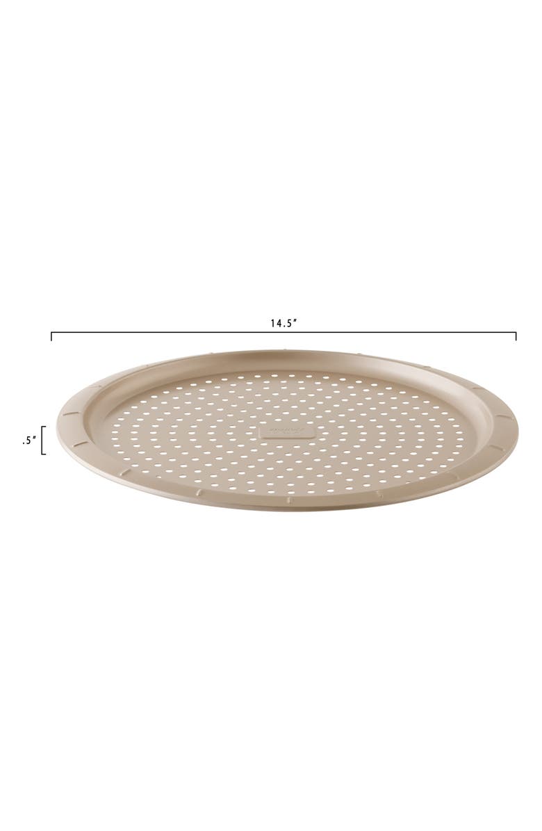 BergHOFF Leo Balance Perforated Pizza Pan, Alternate, color, Golden
