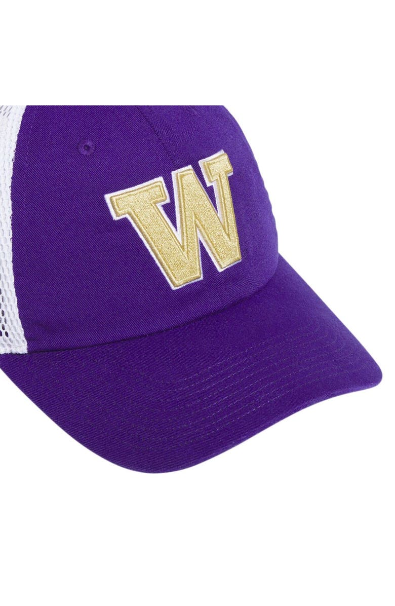 adidas Men's adidas Purple Washington Huskies Mascot Slouch Trucker Adjustable Hat, Alternate, color,