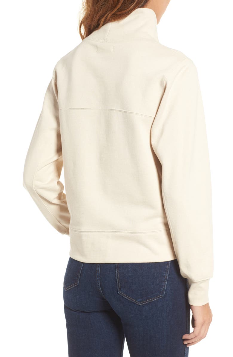Madewell Arrowhead Lodge Funnel Neck Sweatshirt, Alternate, color,