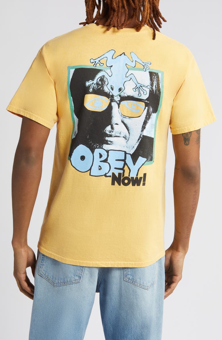 Obey Now Cotton Graphic T-Shirt, Alternate, color,