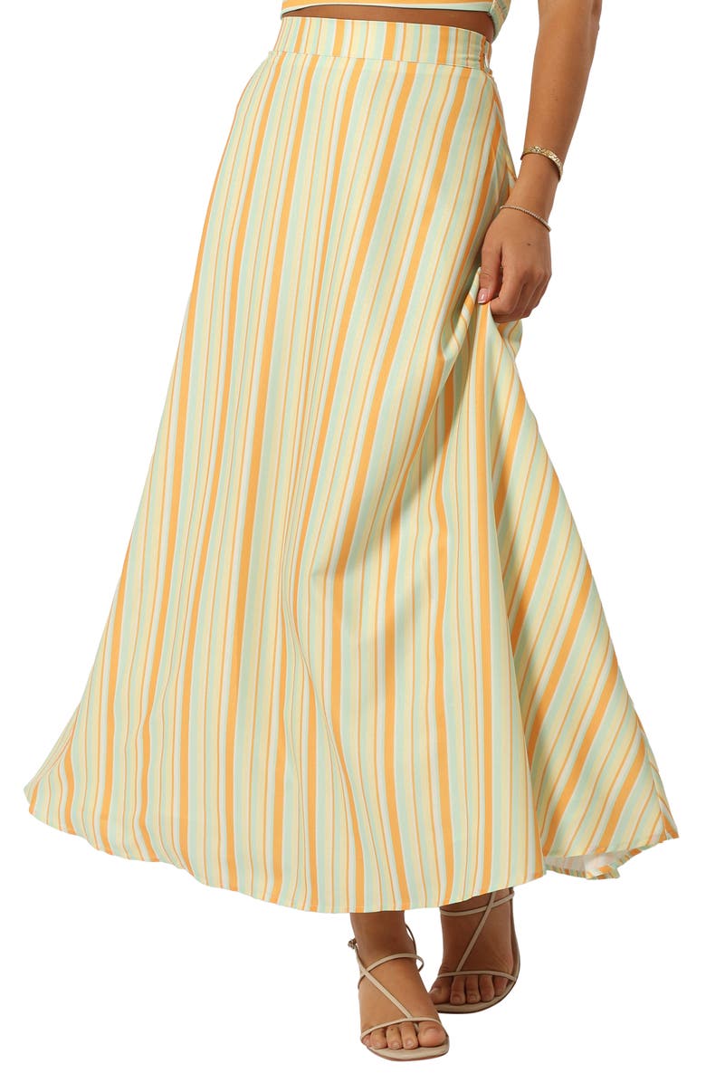 Petal & Pup Serafina Stripe Strapless Two-Piece Sundress, Alternate, color, 