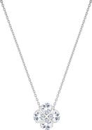 Crislu Four Stone Pendant Necklace