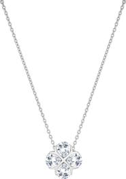 Crislu Four Stone Pendant Necklace