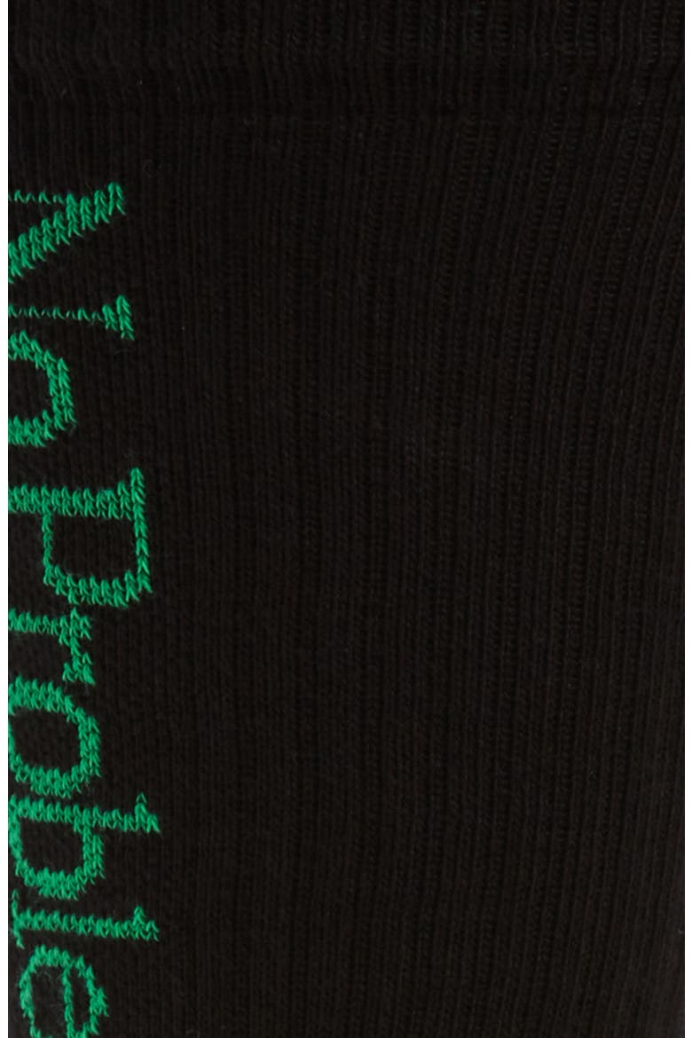 No Problemo Crew Socks, Alternate, color, BLACK BLACK