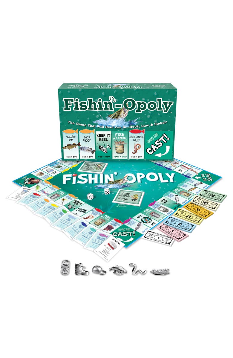 Late for the Sky Fishin
Opoly Monopoly Board Game, Main, color, 