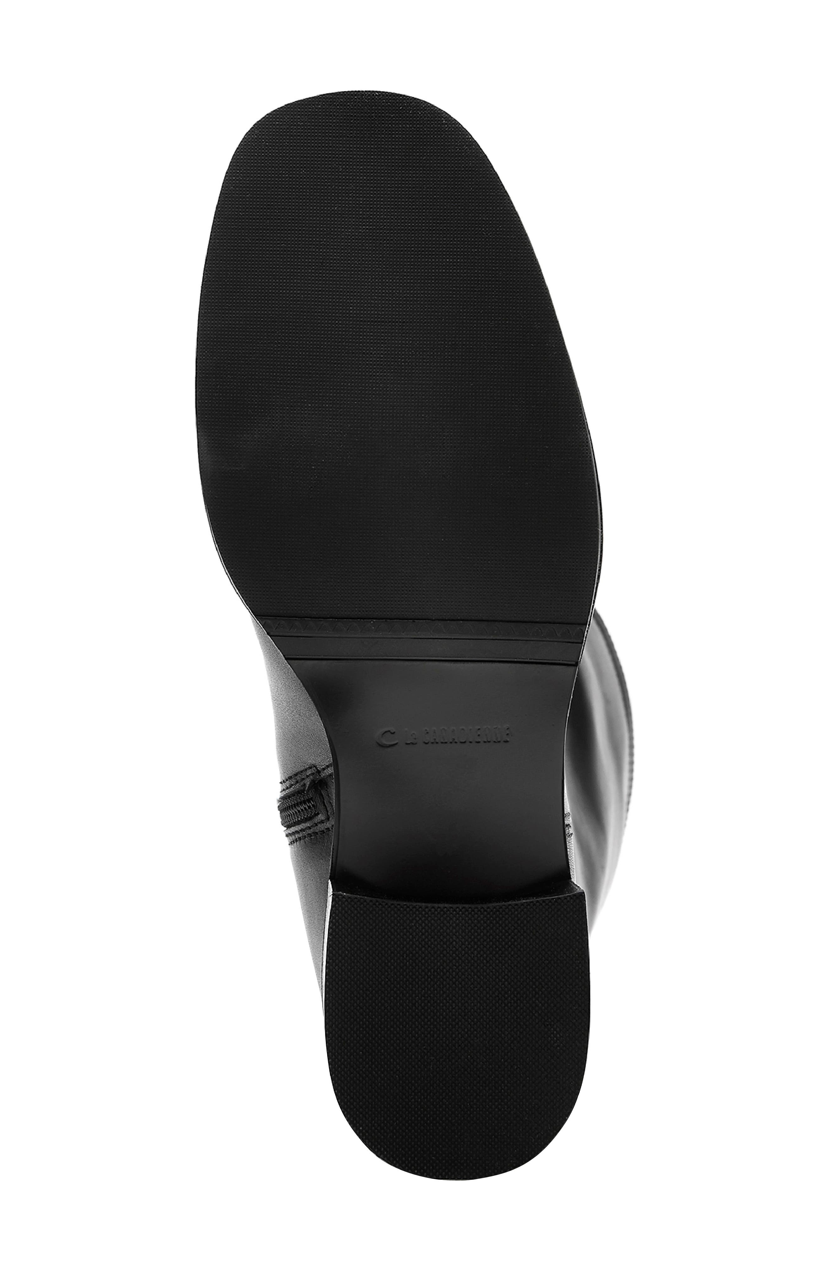 La Canadienne Jack Waterproof Knee High Boot, Alternate, color, Black Leather