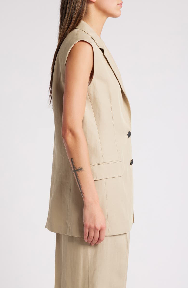 rag & bone Odessa Longline Vest, Alternate, color,