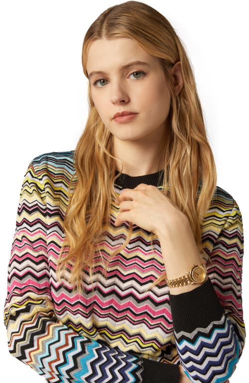 Missoni Mini Monogram Bracelet Watch In Ip Yellow Gold