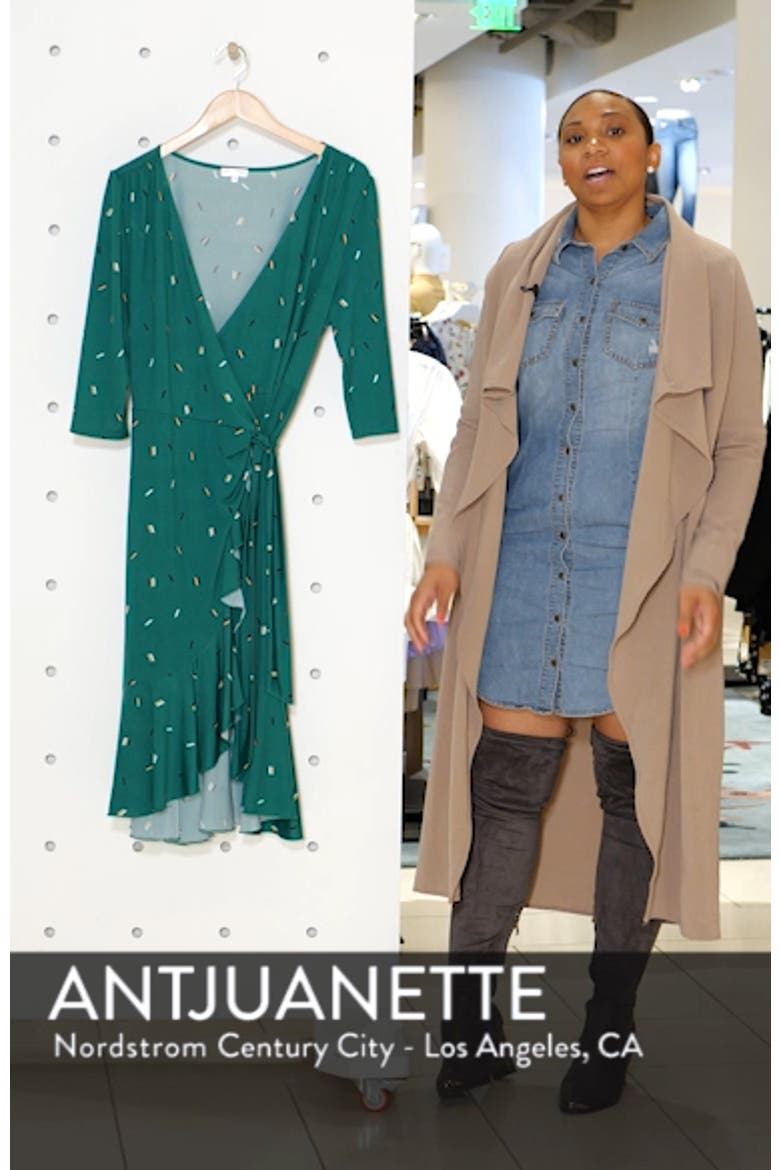 Flirty Flounce Wrap Dress video