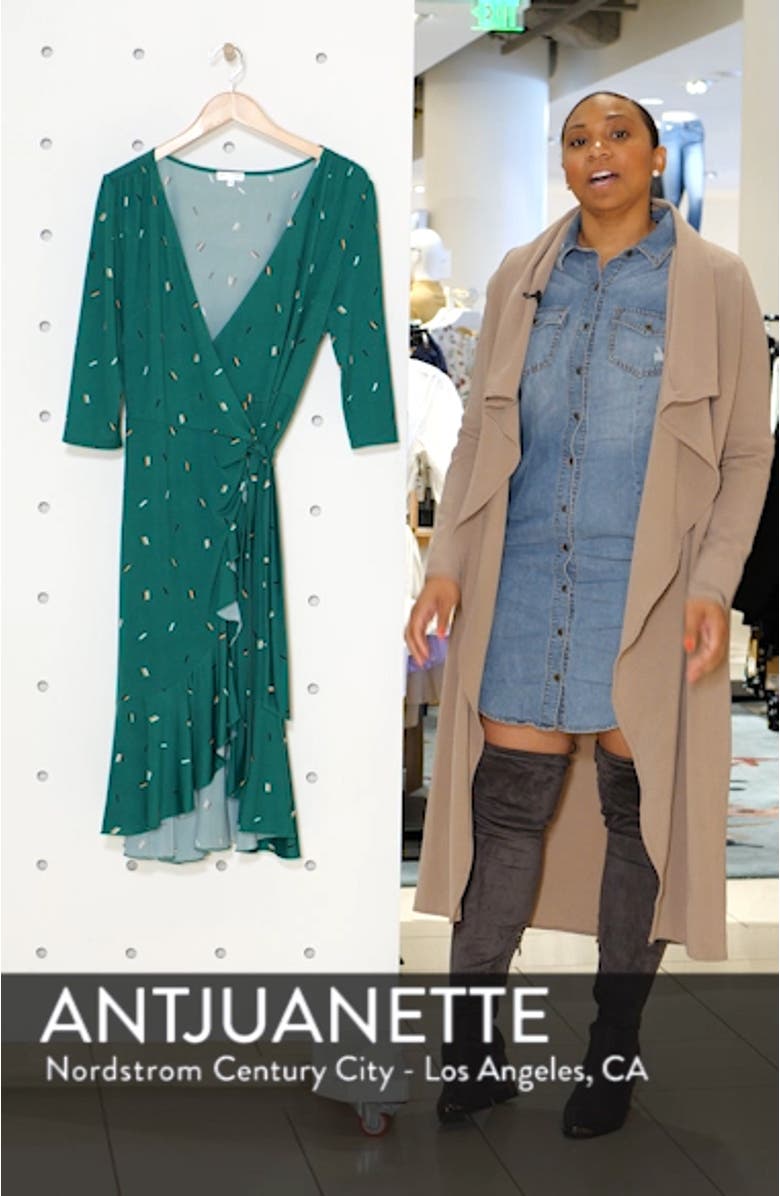 Flirty Flounce Wrap Dress, sales video thumbnail