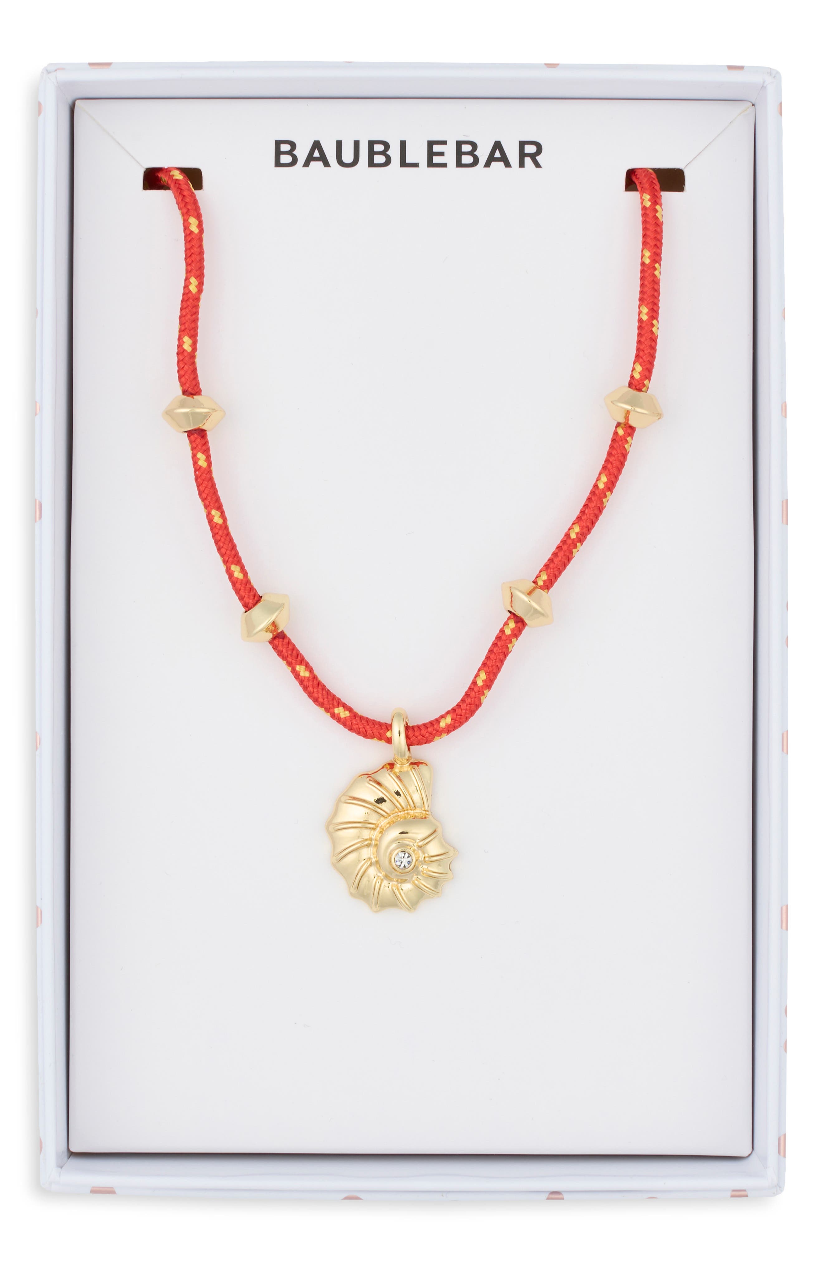 BaubleBar Join the New Wave Shell Pendant Necklace