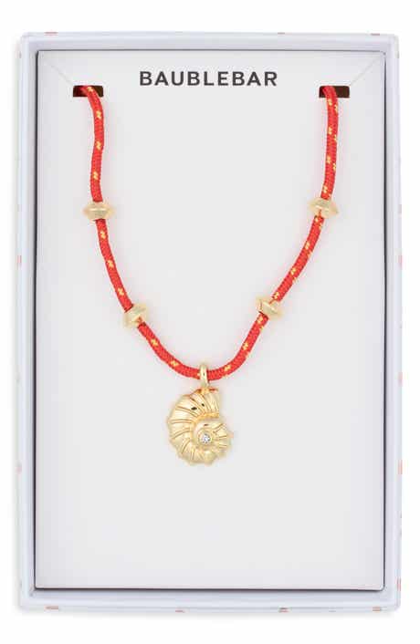 BaubleBar Join the New Wave Shell Pendant Necklace